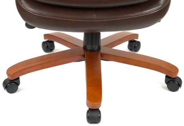 Крісло АКЛАС Флорида EX GB-233WW (Шкіра LC-K Dark brown)