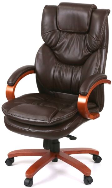 Крісло АКЛАС Флорида EX GB-233WW (Шкіра LC-K Dark brown)