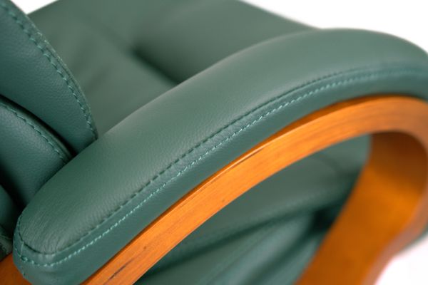 Крісло АКЛАС Флорида EX GB-233WW (Шкіра Lux LC Green)