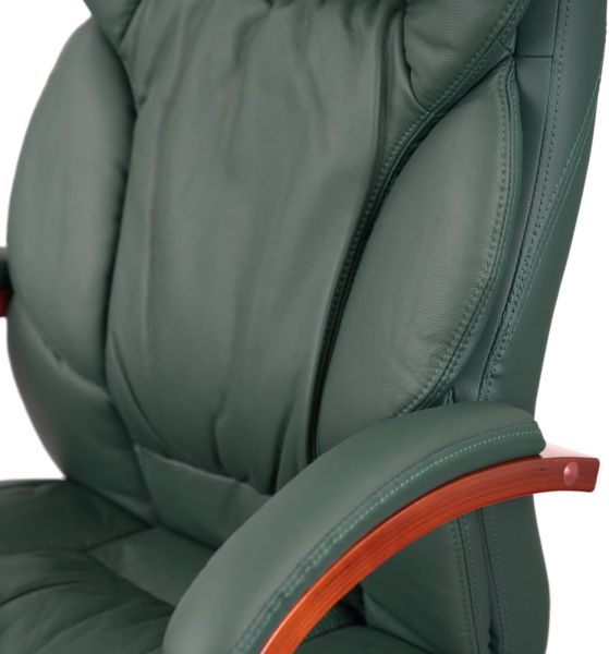 Крісло АКЛАС Тіроль EX GB-236WW (Шкіра Lux LC Green)