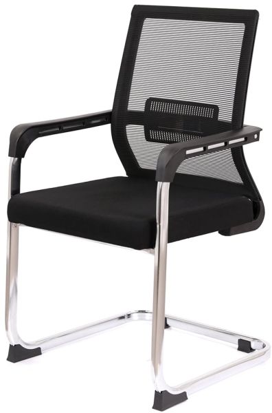 Крісло конференційне АКЛАС Бруно mesh СН CF (Чорний)