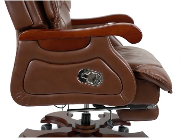 Крісло АКЛАС Ланселот EX RL (Шкіра LC-I Brown)