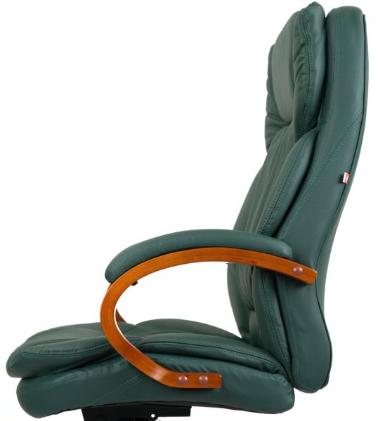 Крісло АКЛАС Тіроль EX GB-236WW (Шкіра Lux LC Green)