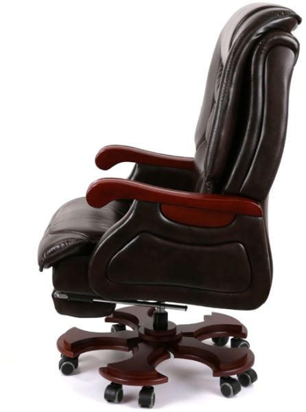 Крісло АКЛАС Ланселот EX RL (Шкіра LC-K Dark brown)