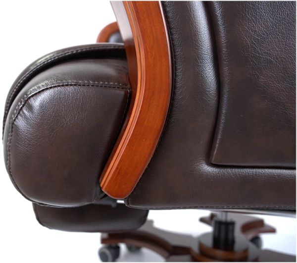 Крісло АКЛАС Трістрам EX RL (Шкіра Lux LC-K Dark brown)