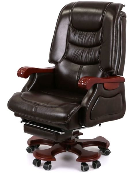 Крісло АКЛАС Ланселот EX RL (Шкіра LC-K Dark brown)