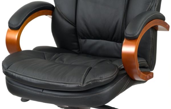 Крісло АКЛАС Тіроль EX GB-236WW (Шкіра LC-A Black)