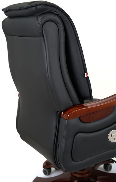 Крісло АКЛАС Ланселот EX RL (Шкіра LC-A Black)