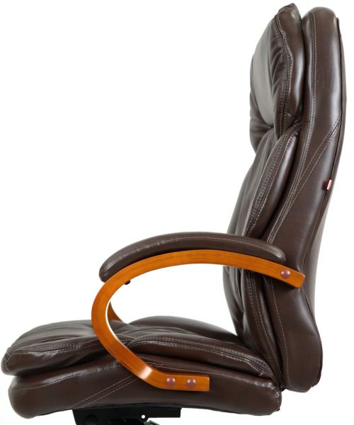 Крісло АКЛАС Тіроль EX GB-236WW (Шкіра LC-K Dark brown)