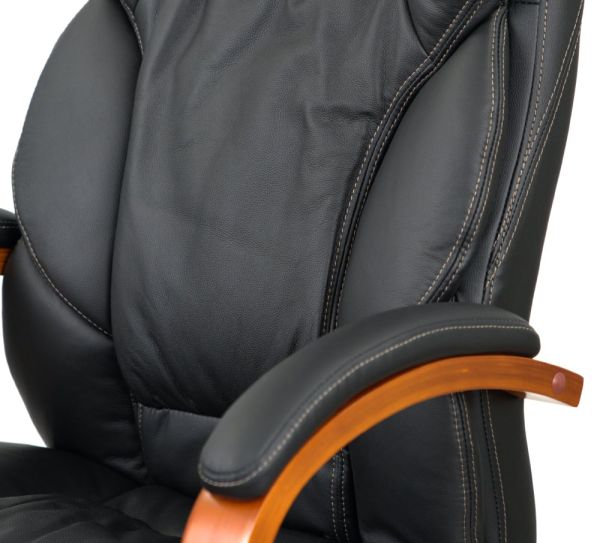 Крісло АКЛАС Тіроль EX GB-236WW (Шкіра LC-A Black)