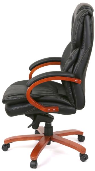 Крісло АКЛАС Флорида EX GB-233WW (Шкіра LC-A Black)