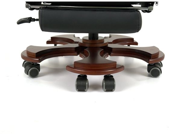 Крісло АКЛАС Трістрам EX RL (Шкіра LC-A Black)