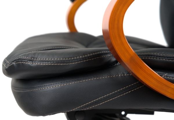 Крісло АКЛАС Тіроль EX GB-236WW (Шкіра LC-A Black)