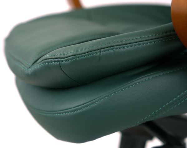 Крісло АКЛАС Флорида EX GB-233WW (Шкіра Lux LC Green)