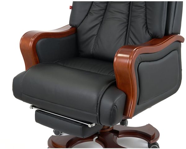 Крісло АКЛАС Трістрам EX RL (Шкіра LC-A Black)