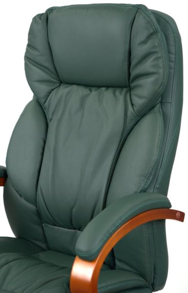 Крісло АКЛАС Тіроль EX GB-236WW (Шкіра Lux LC Green)