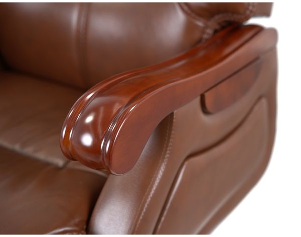 Крісло АКЛАС Ланселот EX RL (Шкіра LC-I Brown)