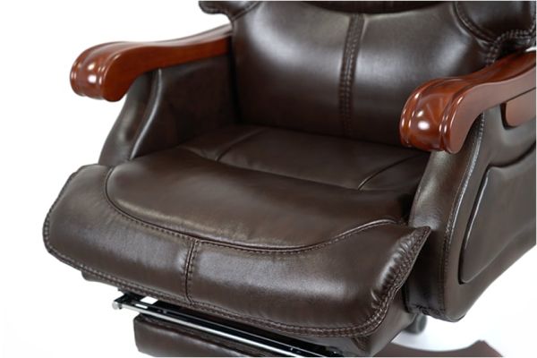 Крісло АКЛАС Ланселот EX RL (Шкіра LC-K Dark brown)