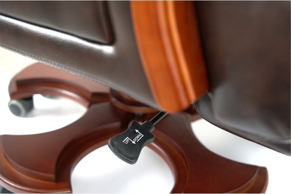 Крісло АКЛАС Трістрам EX RL (Шкіра Lux LC-K Dark brown)