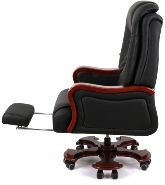 Крісло АКЛАС Трістрам EX RL (Шкіра LC-A Black)