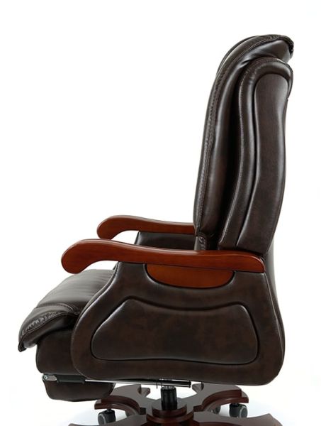 Крісло АКЛАС Ланселот EX RL (Шкіра LC-K Dark brown)