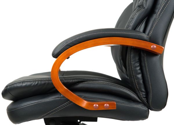 Крісло АКЛАС Флорида EX GB-233WW (Шкіра LC-A Black)