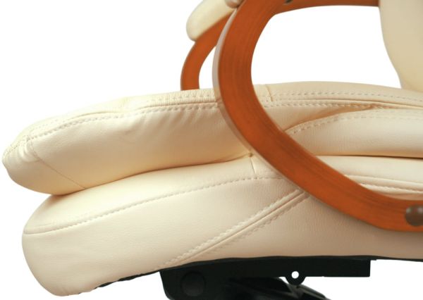 Крісло АКЛАС Флорида EX GB-233WW (Шкіра LC-F Beige)