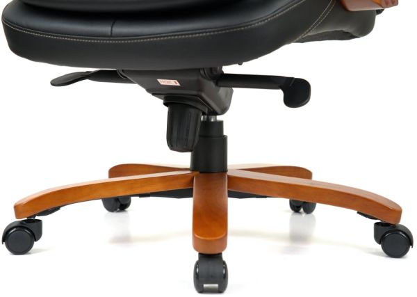 Крісло АКЛАС Флорида EX GB-233WW (Шкіра LC-A Black)