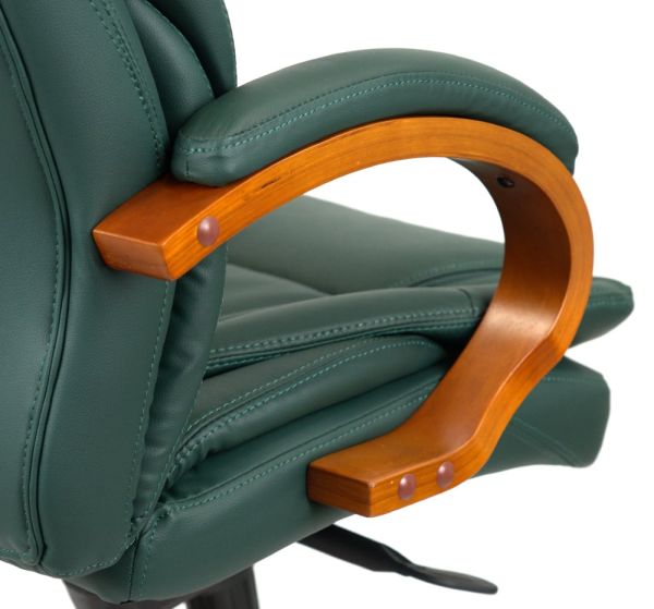 Крісло АКЛАС Флорида EX GB-233WW (Шкіра Lux LC Green)