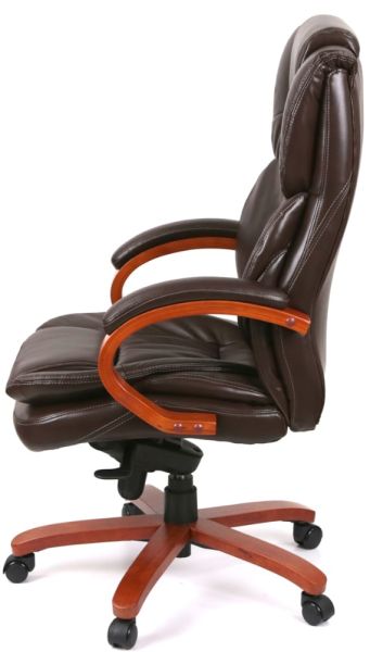 Крісло АКЛАС Флорида EX GB-233WW (Шкіра LC-K Dark brown)