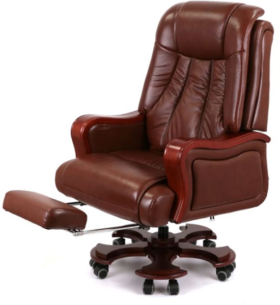 Крісло АКЛАС Ланселот EX RL (Шкіра LC-I Brown)