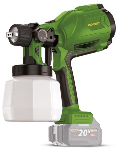 Акумуляторний фарбопульт Procraft PSE24 (без акб та зп)