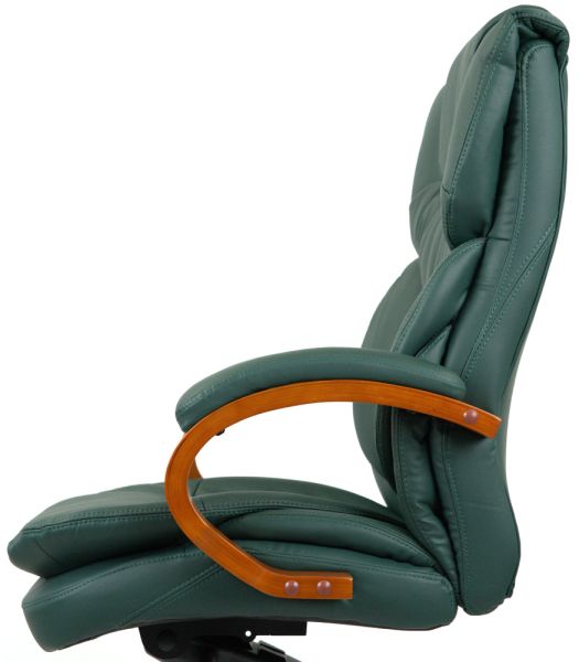 Крісло АКЛАС Флорида EX GB-233WW (Шкіра Lux LC Green)