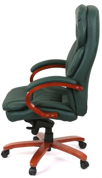 Крісло АКЛАС Тіроль EX GB-236WW (Шкіра Lux LC Green)