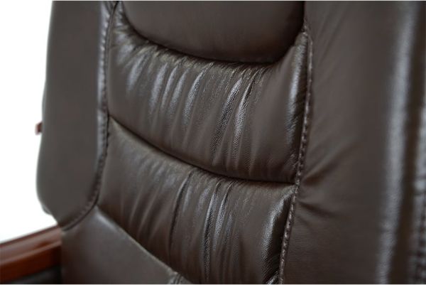 Крісло АКЛАС Ланселот EX RL (Шкіра LC-K Dark brown)