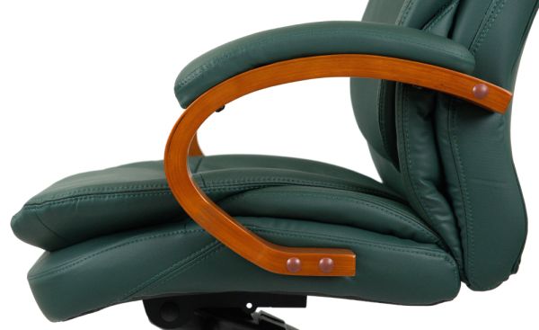 Крісло АКЛАС Флорида EX GB-233WW (Шкіра Lux LC Green)