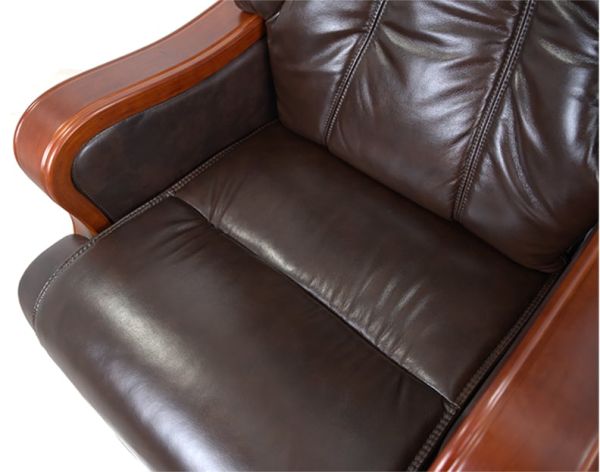 Крісло АКЛАС Трістрам EX RL (Шкіра Lux LC-K Dark brown)