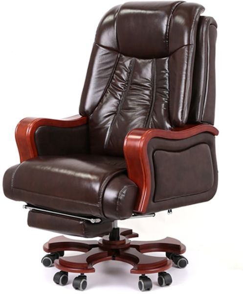 Крісло АКЛАС Трістрам EX RL (Шкіра Lux LC-K Dark brown)