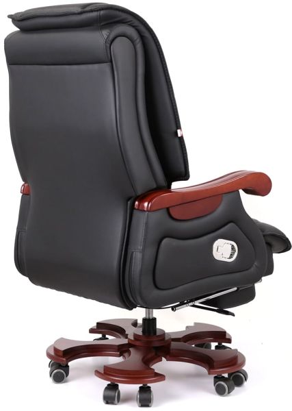 Крісло АКЛАС Ланселот EX RL (Шкіра LC-A Black)