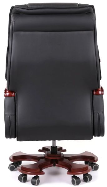 Крісло АКЛАС Ланселот EX RL (Шкіра LC-A Black)