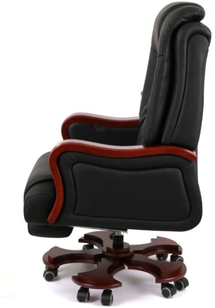 Крісло АКЛАС Трістрам EX RL (Шкіра LC-A Black)