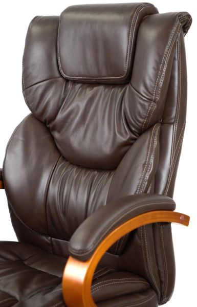 Крісло АКЛАС Флорида EX GB-233WW (Шкіра LC-K Dark brown)
