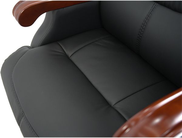 Крісло АКЛАС Ланселот EX RL (Шкіра LC-A Black)