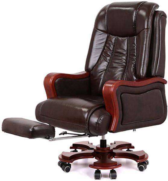 Крісло АКЛАС Трістрам EX RL (Шкіра Lux LC-K Dark brown)