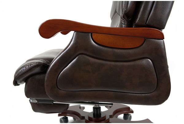 Крісло АКЛАС Ланселот EX RL (Шкіра LC-K Dark brown)