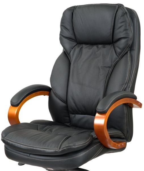 Крісло АКЛАС Тіроль EX GB-236WW (Шкіра LC-A Black)