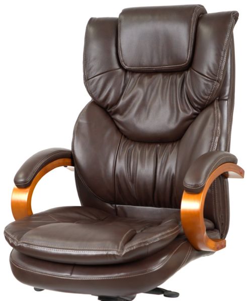 Крісло АКЛАС Флорида EX GB-233WW (Шкіра LC-K Dark brown)