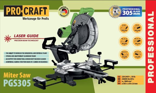 Торцювальна пила Procraft PGS305