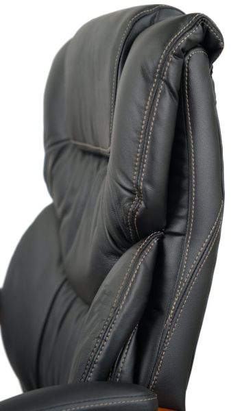 Крісло АКЛАС Флорида EX GB-233WW (Шкіра LC-A Black)