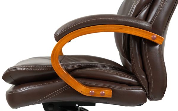 Крісло АКЛАС Флорида EX GB-233WW (Шкіра LC-K Dark brown)